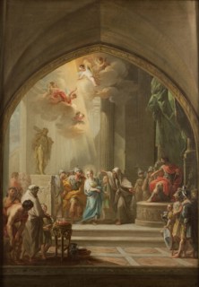 Saint Leocadia before the Praetor, between c1774 and c1775. Creator: Mariano Salvador de Maella.