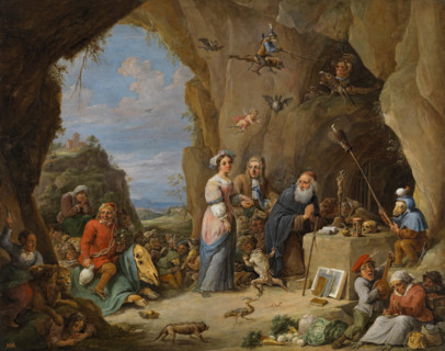 Temptation of St. Anthony, 17th century. Creator: David Teniers II.