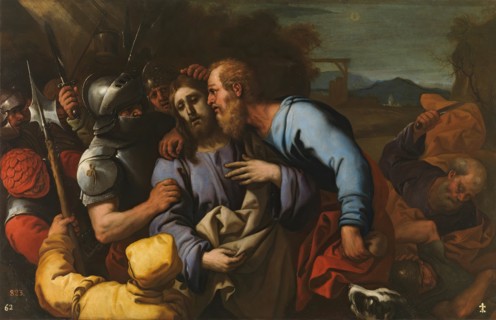 The Kiss of Judas, between 1655 and 1675. Creator: Luca Giordano.
