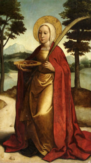 Saint Lucy, 1st third of the 16th century. Creator: Unknown.