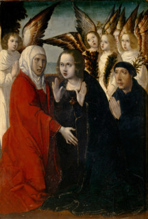 The Visitation of the Virgin to Saint Elizabeth, c1525. Creator: Juan Tejerina.