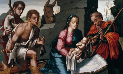 The Adoration of the Shepherds, between c1565 and c1570. Creator: Luis de Morales.