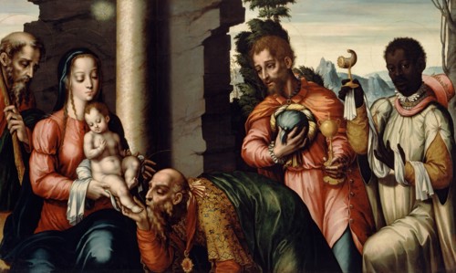 The Adoration of the Magi, between c1565 and c1570. Creator: Luis de Morales.