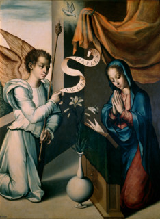 The Annuncation, c1565. Creator: Luis de Morales.
