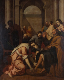 Jesus Washing Peter's Feet, 1657. Creator: Antonio Arias Fernández.