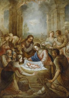 The Adoration of the Shepherds, 1678. Creator: Antonio van de Pere.