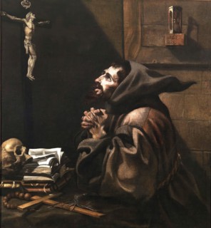 St. Francis in Prayer, 1681. Creator: Blas Muñoz.