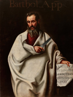 Saint Bartholomew, 17th century. Creator: Cristóbal García Salmerón.