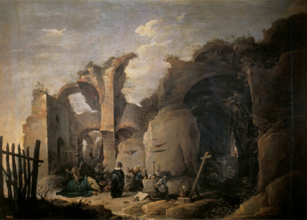 The Temptations of Saint Anthony the Abbot, 1650. Creator: David Teniers II.