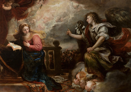The Annunciation, 1663. Creator: Francisco Rizi.