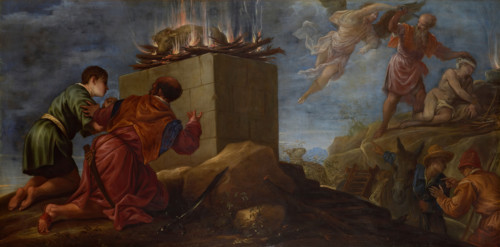 Sacrifice of Isaac, 1668. Creator: Juan Antonio de Frias y Escalante.