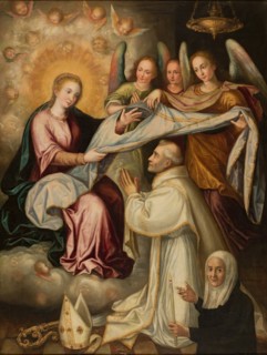 The bestowal of the chasuble upon Saint Ildefonso, c1600.  Creator: Juan Sanchez Cotan.