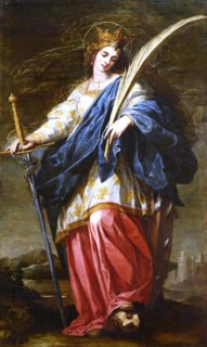Saint Catherine, 1637. Creator: Vicencio Carducho.