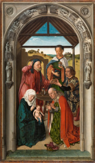 The Adoration of the Magi, c1445. Creators: Dieric Bouts, Workshop of Dieric Bouts.