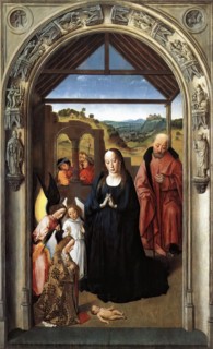 The Nativity, c1445. Creators: Dieric Bouts, Workshop of Dieric Bouts.
