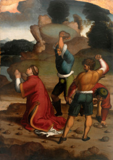 Martyrdom of Saint Stephen, c1534. Creator: Juan Correa de Vivar.