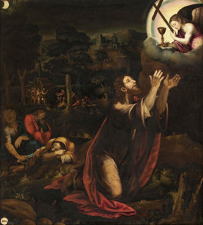 The Agony in the Garden, late 16th-early 17th century. Creator: Vicente Joanes Maçip.