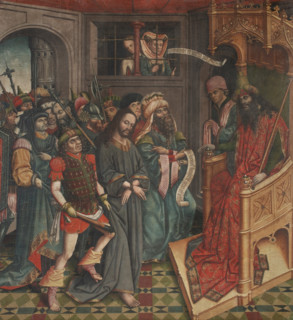 Christ before Pilate, 15th century. Creator: Nicolás Francés.