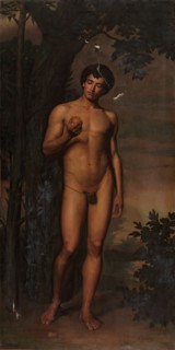 Adam Before Eating the Fruit, 1871. Creator: Juan Antonio Vera Calvo.