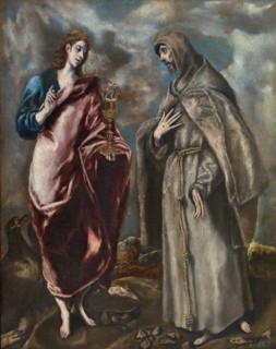 Saint John the Evangelist and Saint Francis of Assisi, between c1600 and c1614. Creator: El Greco.