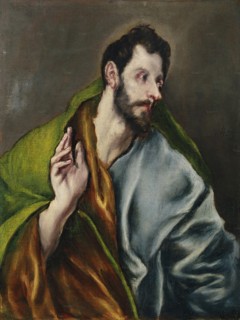 Saint Thomas the Apostle, between c1608 and c1614. Creator: El Greco.