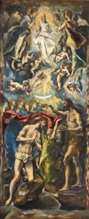 The Baptism of Christ, between 1597 and 1600. Creator: El Greco.