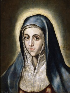 Mater dolorosa, between c1595 and c1600. Creator: El Greco.