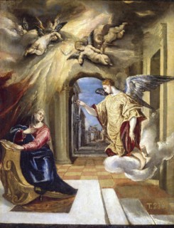The Annunciation, 1570-1572. Creator: El Greco.