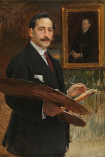 Self-portrait, 1910. Creator: Enric Simonet Lombardo.