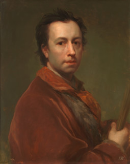 Self-portrait, between c1761 and c1769. Creator: Anton Raphael Mengs.