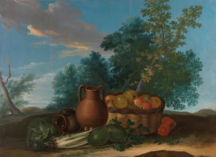 Still Life with Fruit and Vegetables, 18th century. Creator: Gines Andres de Aguirre.