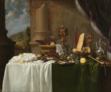 Table with Desserts, 2nd third of the 17th century. Creator: Andries Benedetti.