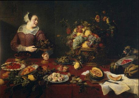 Still Life with a Maid, c1633. Creator: Frans Snyders.