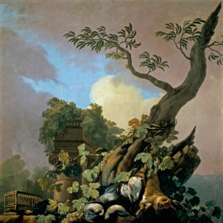 Still-Life with Game Birds and a Hare, 1774. Creator: Jose del Castillo.