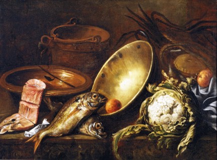 Kitchen Still Life, 1651. Creator: Unknown.