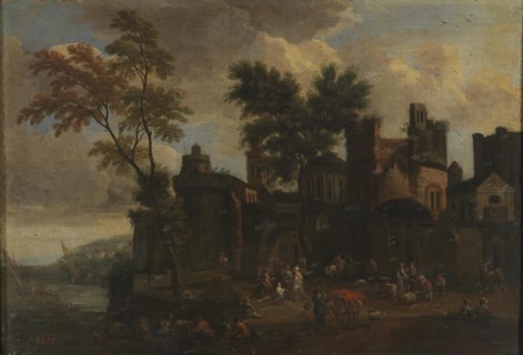 Port, between 1674 and 1717. Creator: Adriaen Frans Boudewyns.