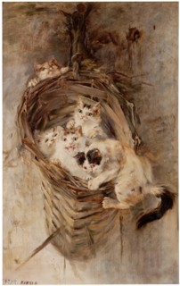 On the edge of the precipice, c1895. Creator: Alejandro Seiquer y López.