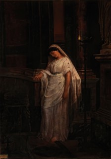 A Vestal Virgin, 1875. Creator: Alejo Vera Estaca.