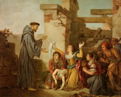 Saint Francis raising a girl from the dead, c1788-c1789. Creator: Antonio Carnicero.