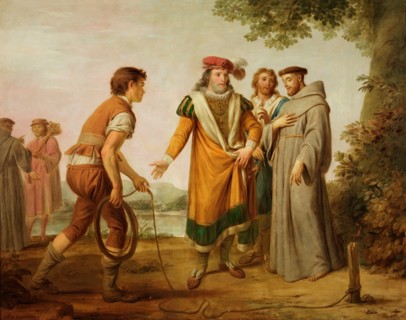 Saint Francis speaking with a figure, c1788-c1789. Creator: Antonio Carnicero.