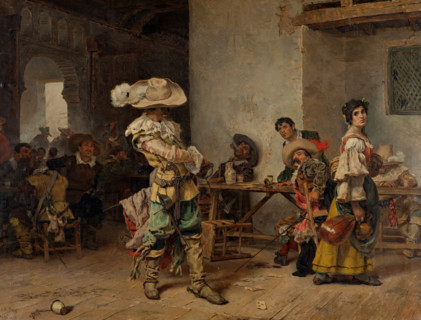 A Braggart, 1880. Creator: Antonio Muñoz Degrain.