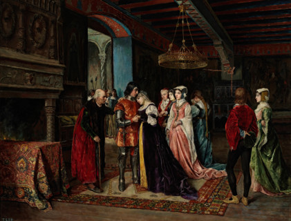 The Farewell, c1885. Creator: Armando Menocal.