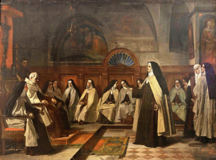 Saint Teresa of Jesus, 1868. Creator: Benito Mercade y Fabregas.