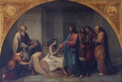The Raising of Jairus's Daughter, c1838. Creator: Benito Sáez García.