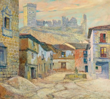 Peñaranda de Duero, c1925. Creator: Carlos Maria de Lezcano Fernandez.