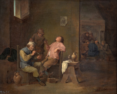 Smokers, copy after David Teniers the Younger, 16th century. Creator: David Teniers II.