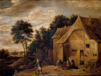 The Rustic House, between 1630 and 1690. Creator: David Teniers II.