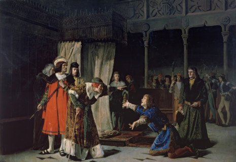 The Imprisonment of the Prince of Viana, 1871. Creator: Emilio Sala.