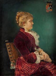 María de las Mercedes de Alcázar y Nero Vera de Aragón, Marchioness of Coquilla, 1880. Creator: Emilio Sala.
