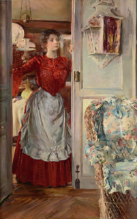Youth in a Doorway, c1895. Creator: Emilio Sala.
